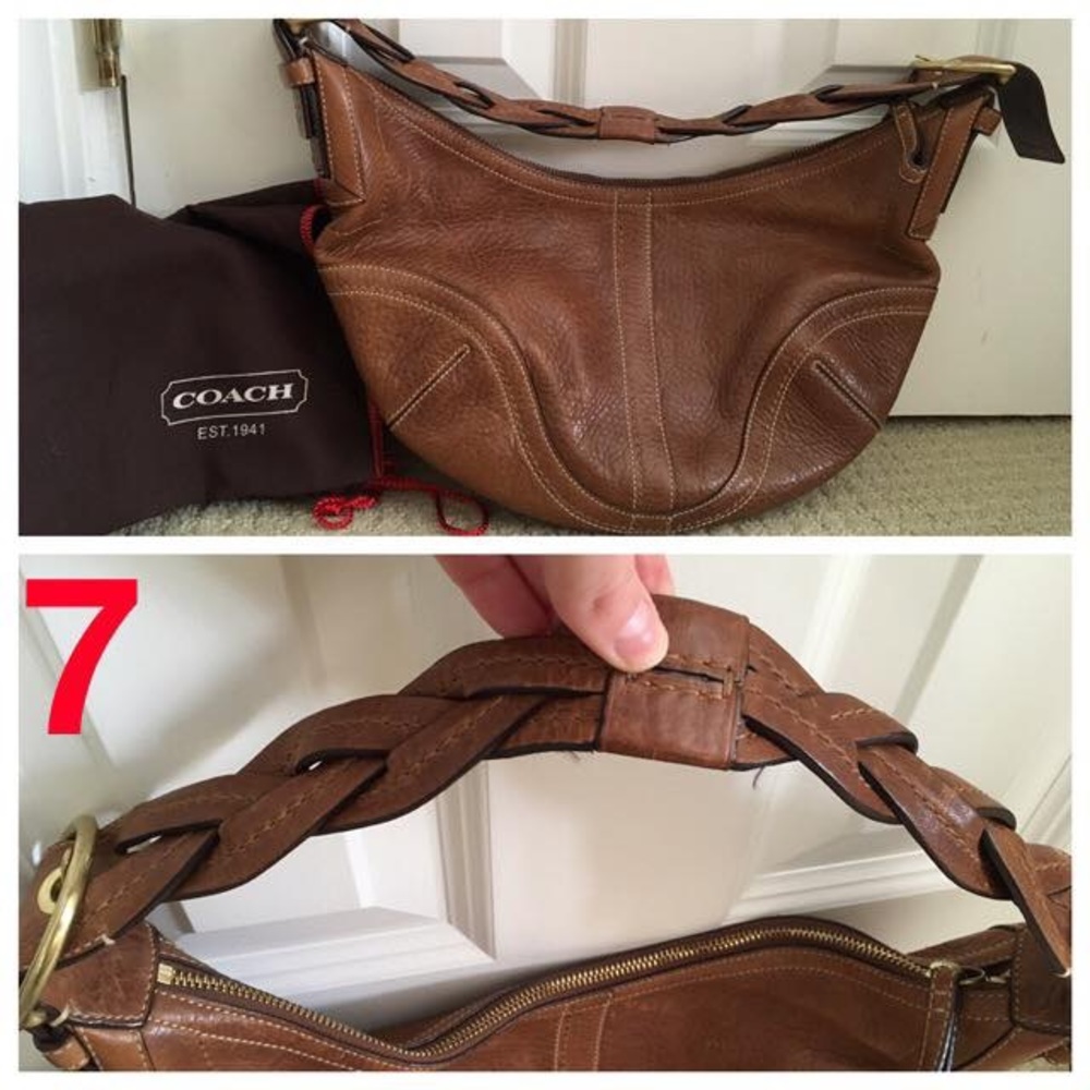 Coach leather purse